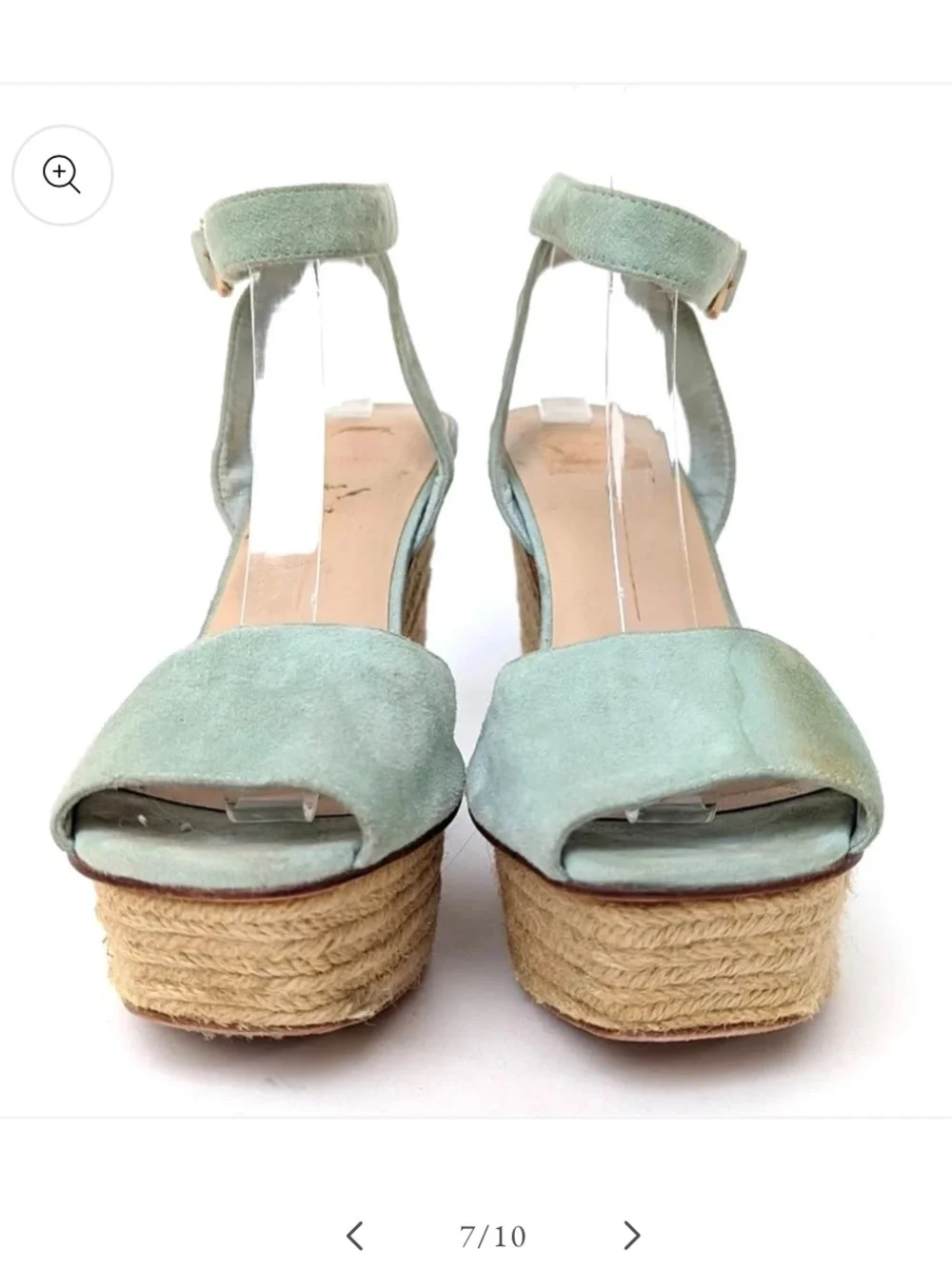 Dolce Vita Women’s Mint Green Espadrille Wedge Sandals